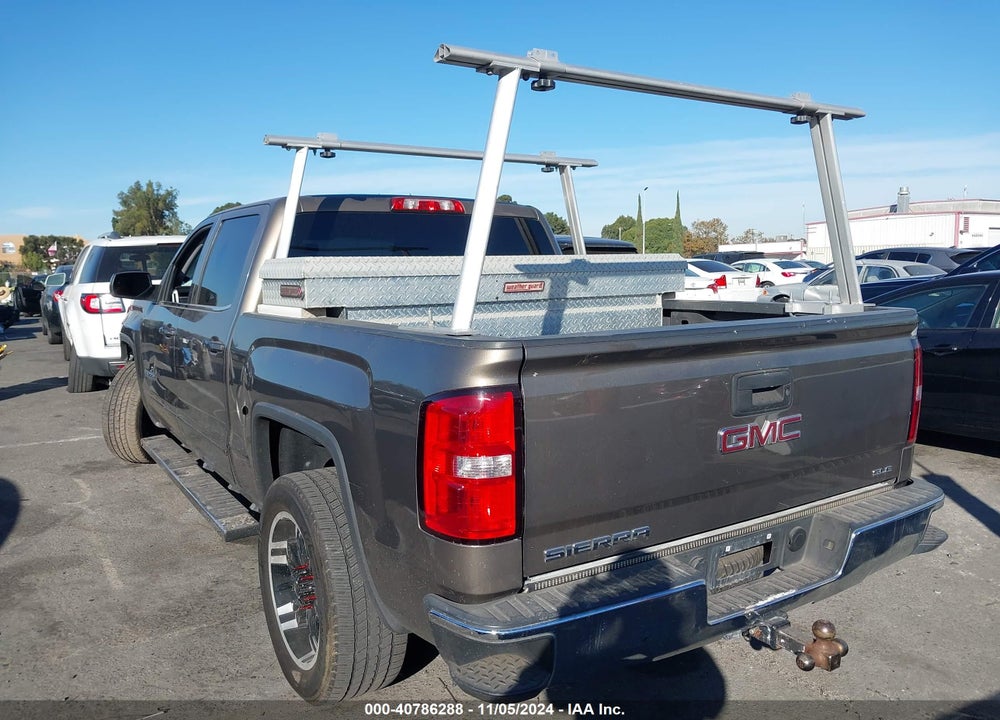 2015 GMC SIERRA 1500 SLE VIN: 3GTP1UEC9FG329631