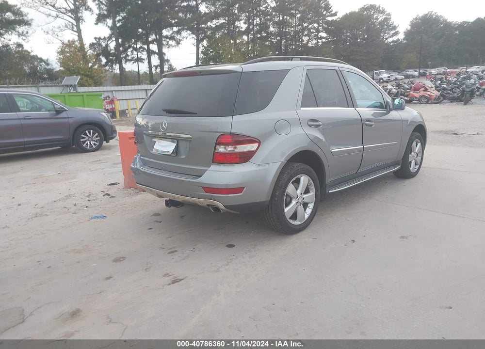 2011 MERCEDES-BENZ ML 350 VIN: 4JGBB5GB1BA683083