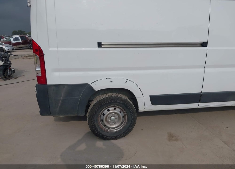 2018 RAM PROMASTER 2500 HIGH ROOF 159 WB VIN: 3C6TRVDG6JE131960