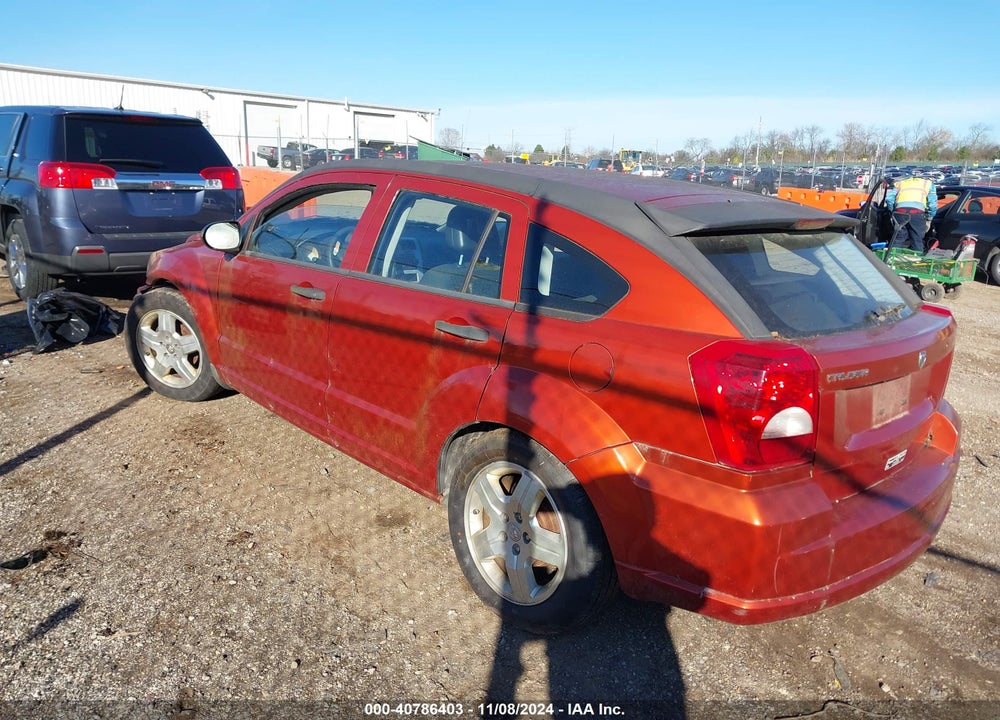 2008 DODGE CALIBER SE VIN: 1B3HB28C08D743237
