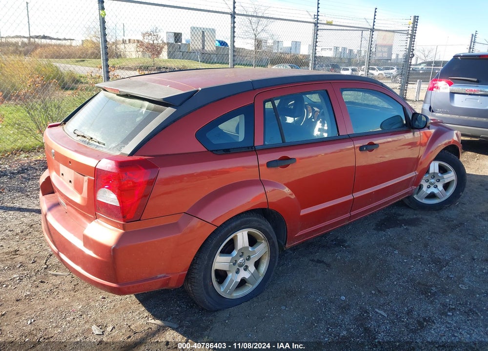 2008 DODGE CALIBER SE VIN: 1B3HB28C08D743237