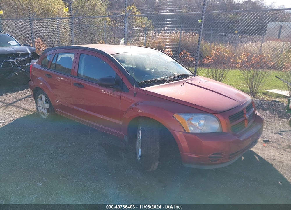 2008 DODGE CALIBER SE VIN: 1B3HB28C08D743237