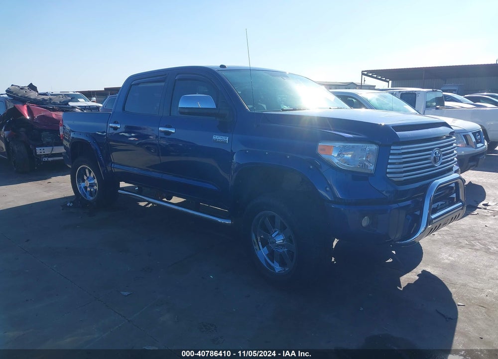 2015 TOYOTA TUNDRA PLATINUM 5.7L V8 VIN: 5TFAW5F19FX448124