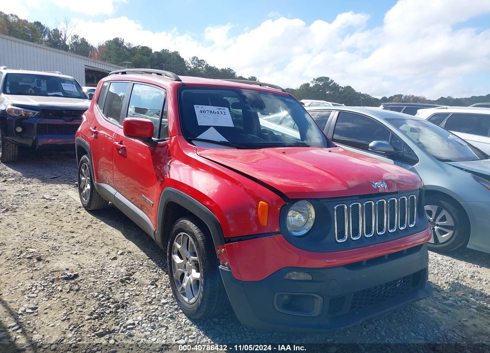2015 JEEP RENEGADE LATITUDE VIN: ZACCJABT9FPC05035