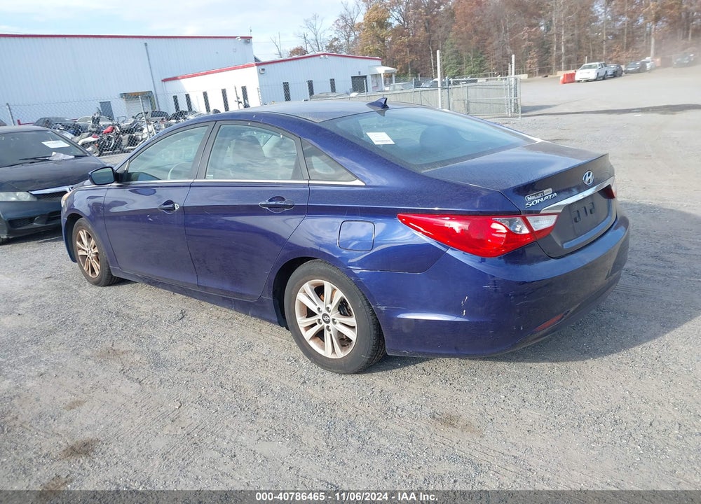 2013 HYUNDAI SONATA GLS VIN: 5NPEB4AC6DH549209