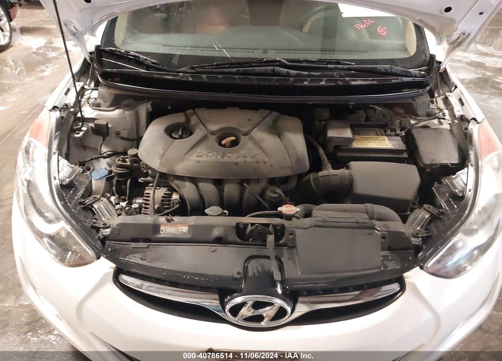 2012 HYUNDAI ELANTRA GLS VIN: 5NPDH4AE0CH105088