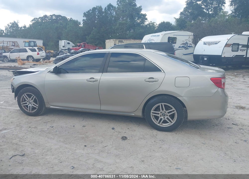 2013 TOYOTA CAMRY LE VIN: 4T1BF1FKXDU296998