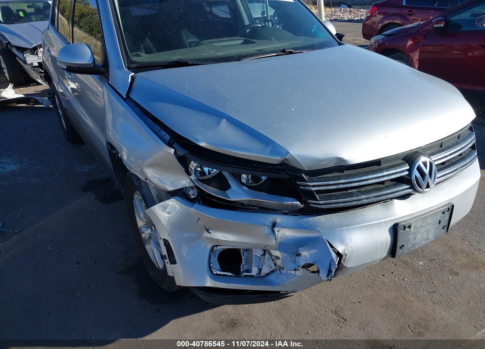 2016 VOLKSWAGEN TIGUAN S VIN: WVGAV7AX7GW587813