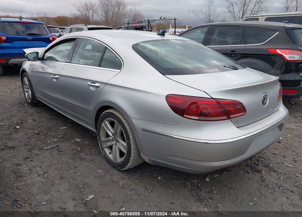 2013 VOLKSWAGEN CC 2.0T SPORT VIN: WVWBP7AN8DE533388