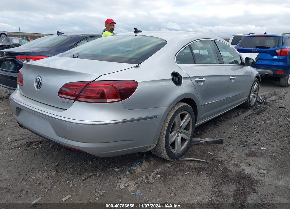 2013 VOLKSWAGEN CC 2.0T SPORT VIN: WVWBP7AN8DE533388