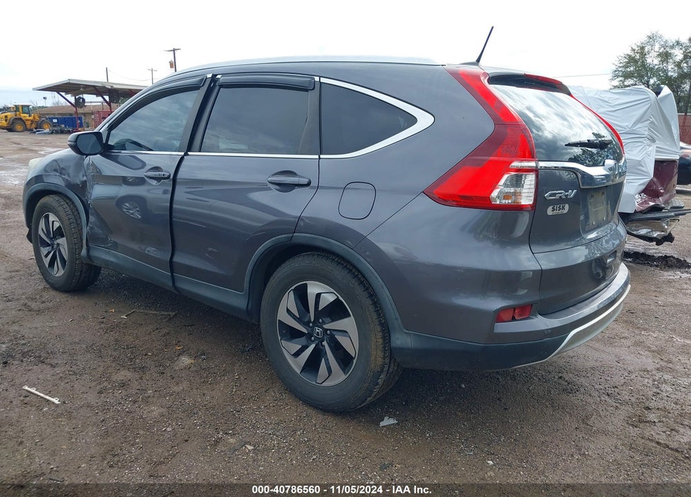 2015 HONDA CR-V TOURING VIN: 5J6RM4H91FL053832