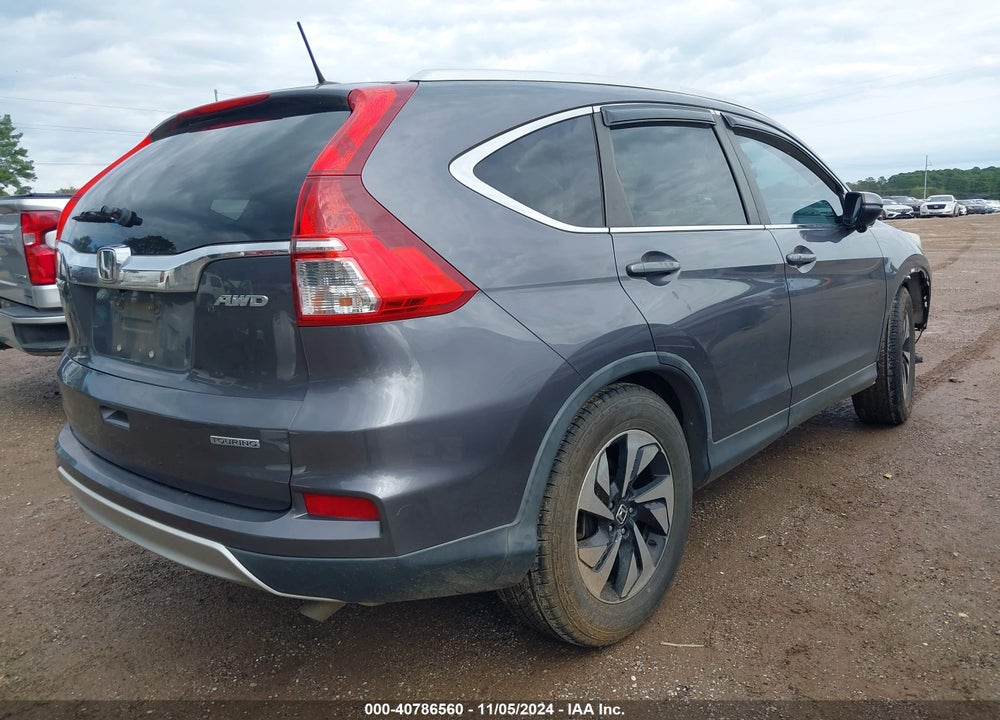 2015 HONDA CR-V TOURING VIN: 5J6RM4H91FL053832