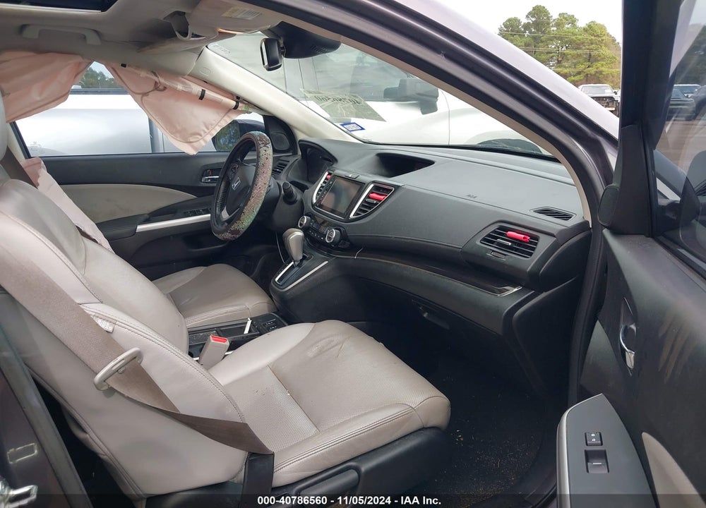 2015 HONDA CR-V TOURING VIN: 5J6RM4H91FL053832