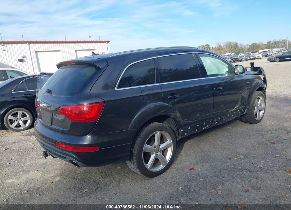 2011 AUDI Q7 3.0T S LINE PRESTIGE VIN: WA1DGAFE7BD009080