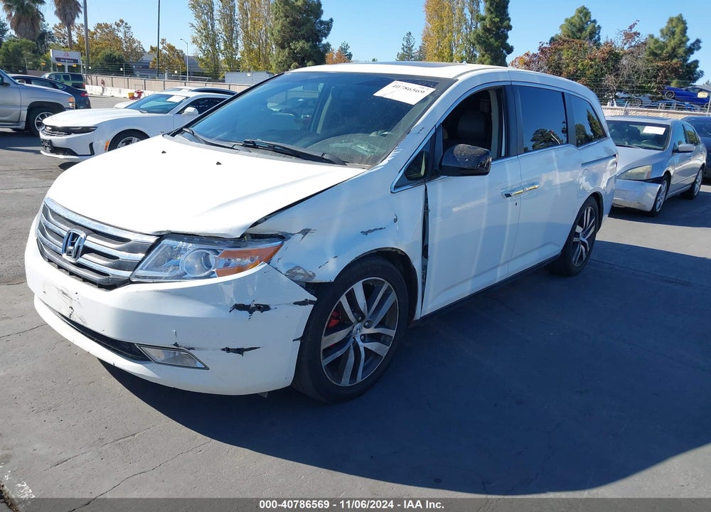 2013 HONDA ODYSSEY EX-L VIN: 5FNRL5H66DB086765