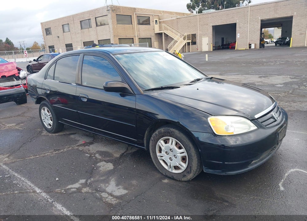 2002 HONDA CIVIC LX VIN: 2HGES15562H573849