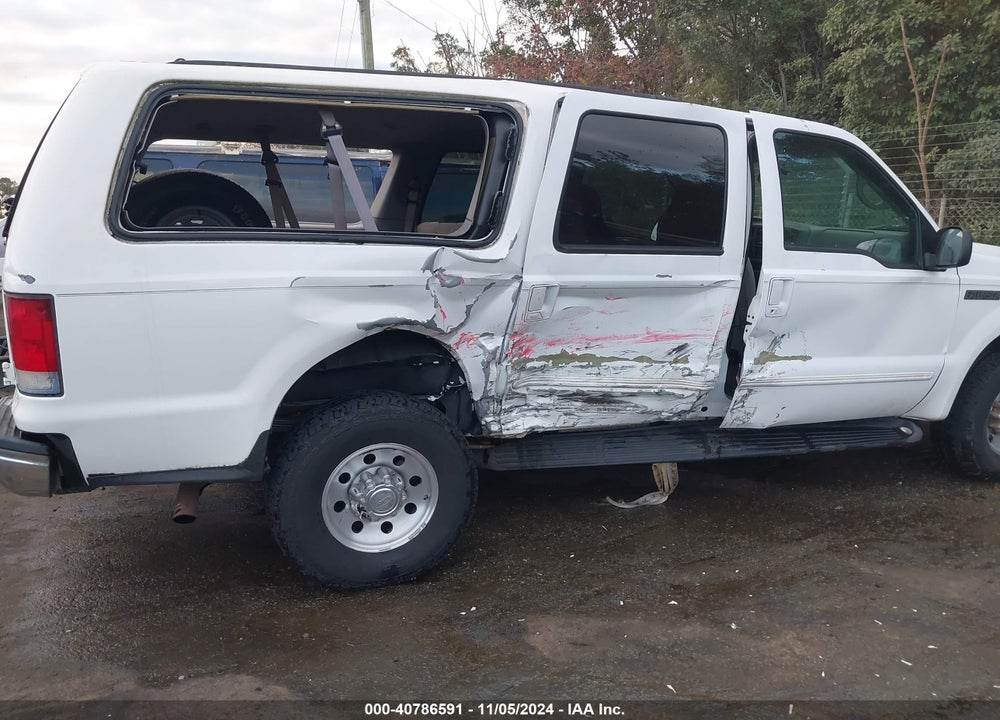 2000 FORD EXCURSION XLT VIN: 1FMNU41SXYEB26488