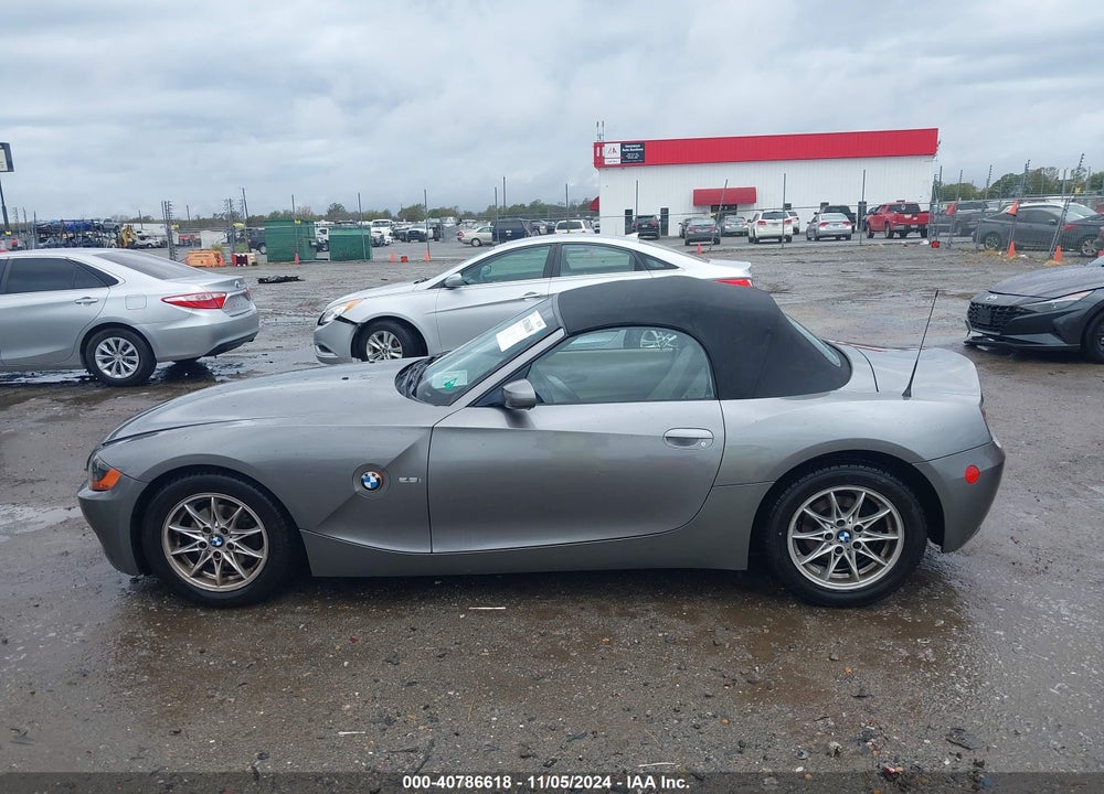 2003 BMW Z4 2.5I VIN: 4USBT33493LR65937