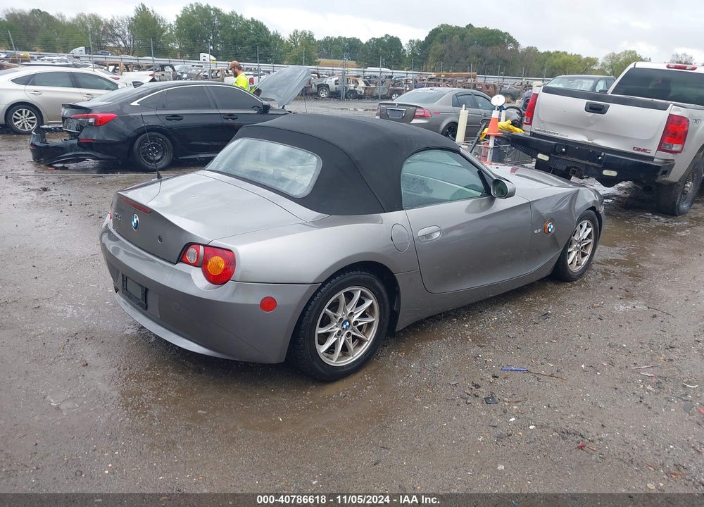 2003 BMW Z4 2.5I VIN: 4USBT33493LR65937