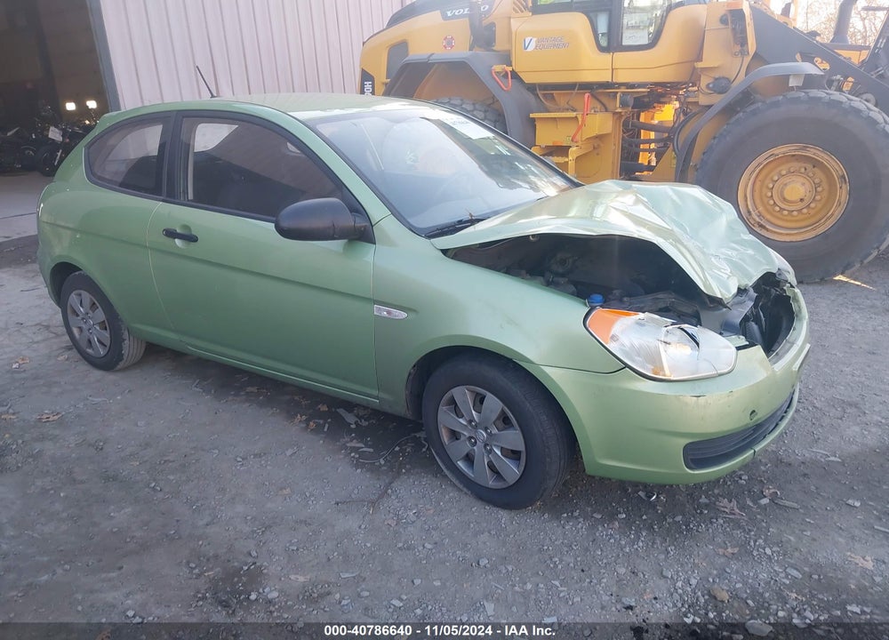 2009 HYUNDAI ACCENT GS VIN: KMHCM36C89U134504