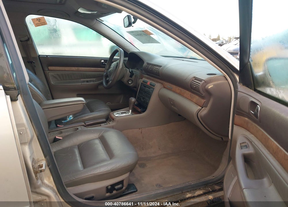 1999 AUDI A4 2.8 VIN: WAUED28D6XA221598