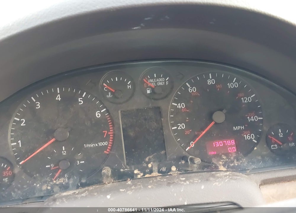 1999 AUDI A4 2.8 VIN: WAUED28D6XA221598