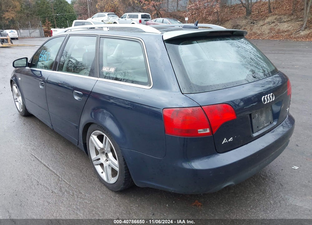 2006 AUDI A4 3.2 AVANT VIN: WAUKH78E16A151813