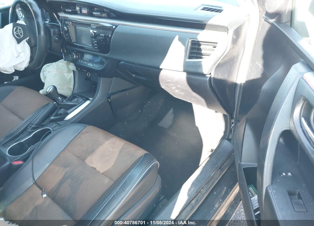 2016 TOYOTA COROLLA S VIN: 2T1BURHE7GC556260