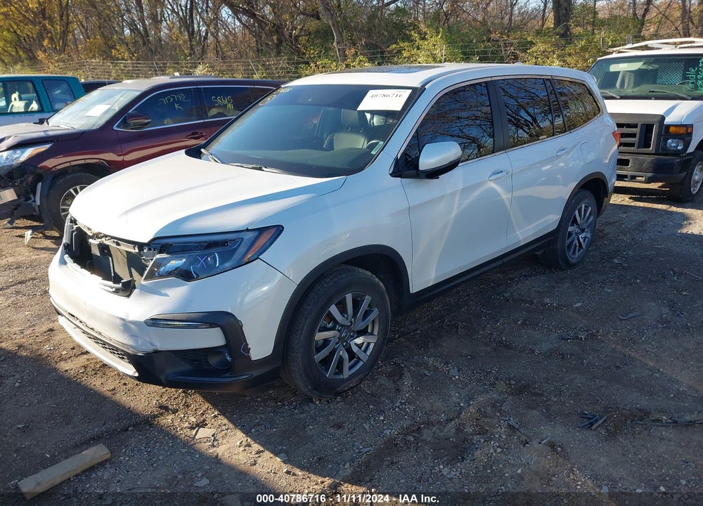 2021 HONDA PILOT AWD EX-L VIN: 5FNYF6H59MB016662