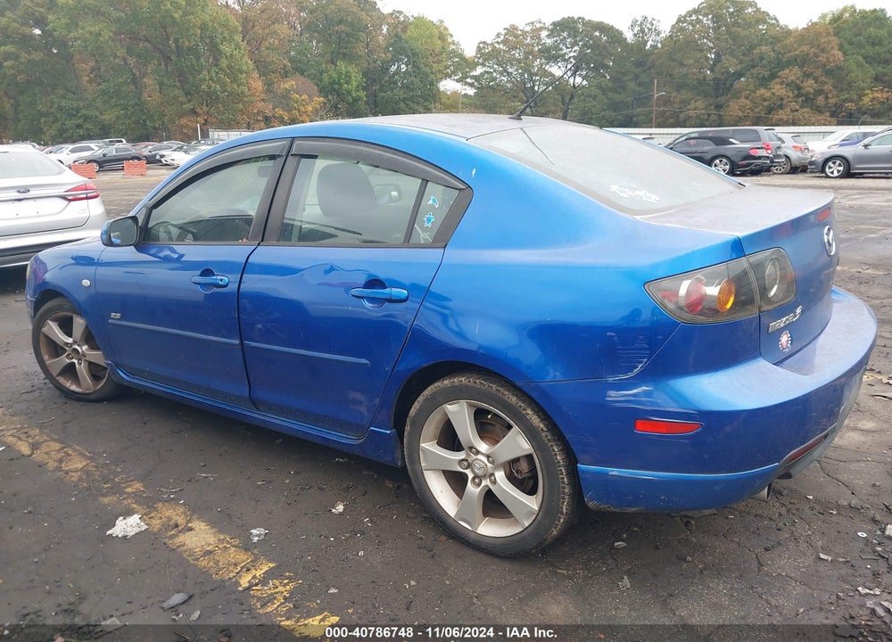 2005 MAZDA 3 S VIN: JM1BK123151240255