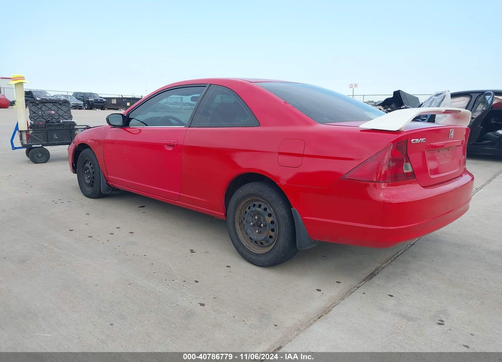 2003 HONDA CIVIC LX VIN: 1HGEM22563L003343