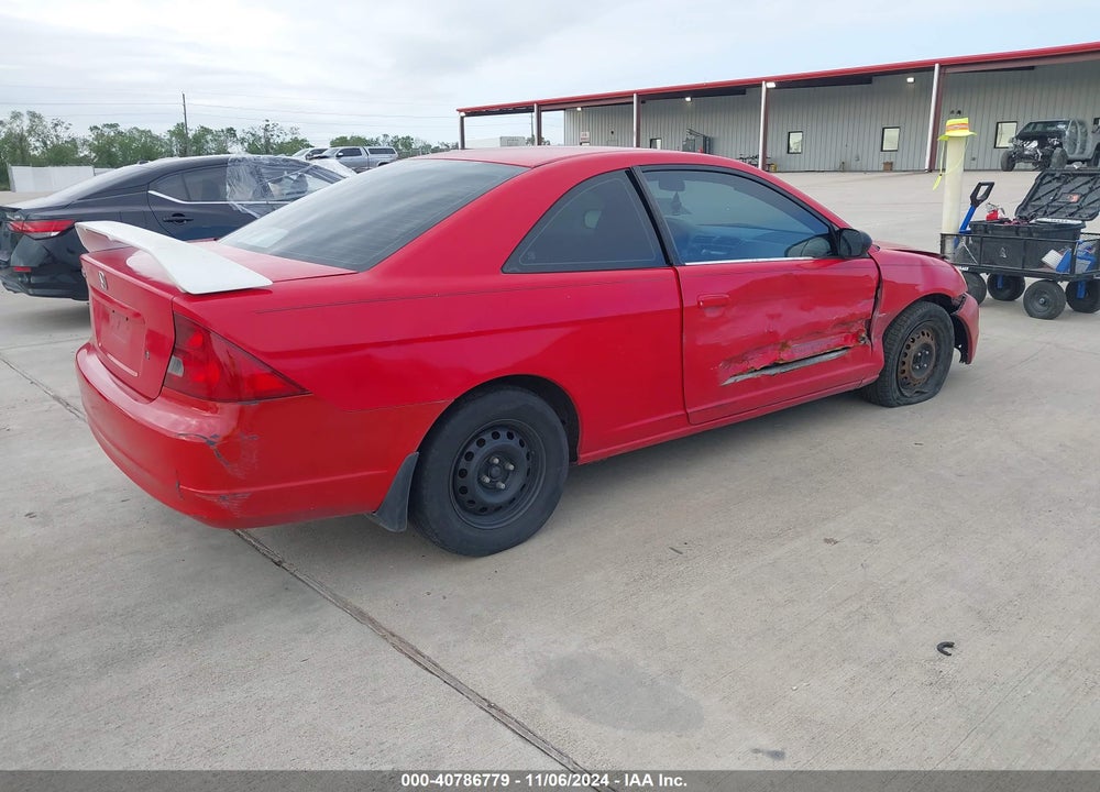 2003 HONDA CIVIC LX VIN: 1HGEM22563L003343