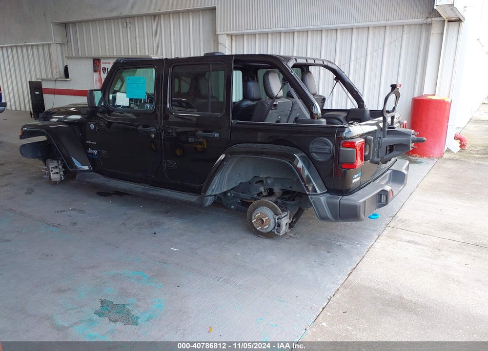 2022 JEEP WRANGLER 4XE UNLIMITED SAHARA 4X4 VIN: 1C4JJXP69NW270904