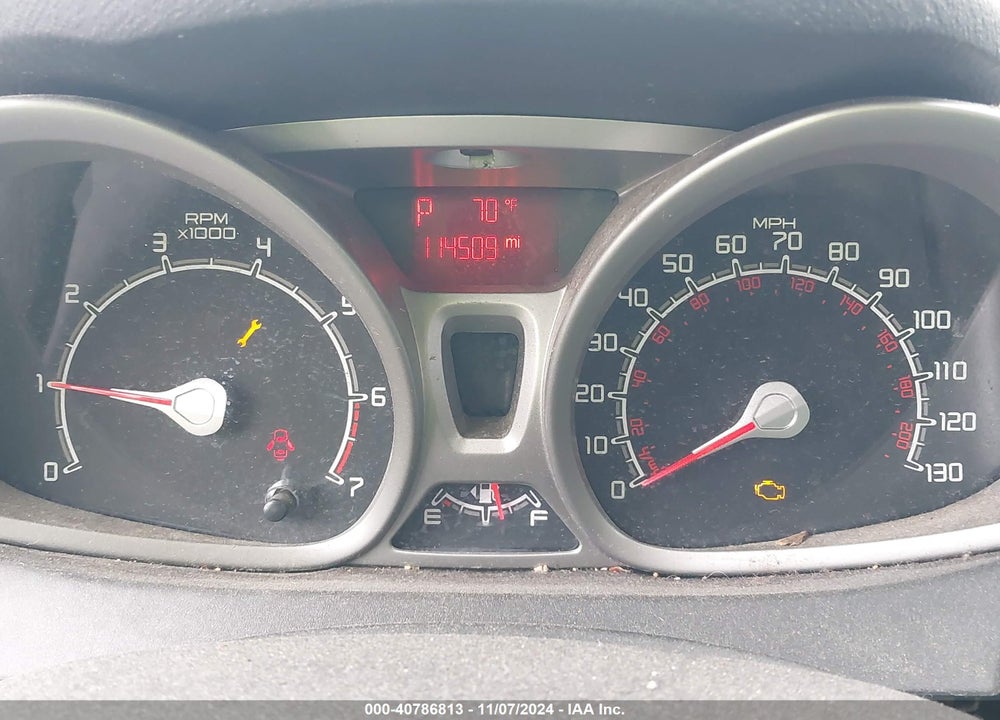 2012 FORD FIESTA SEL VIN: 3FADP4CJ9CM171507