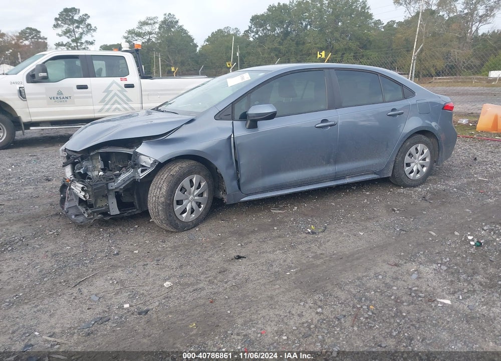 2022 TOYOTA COROLLA L VIN: 5YFDPMAE7NP299403