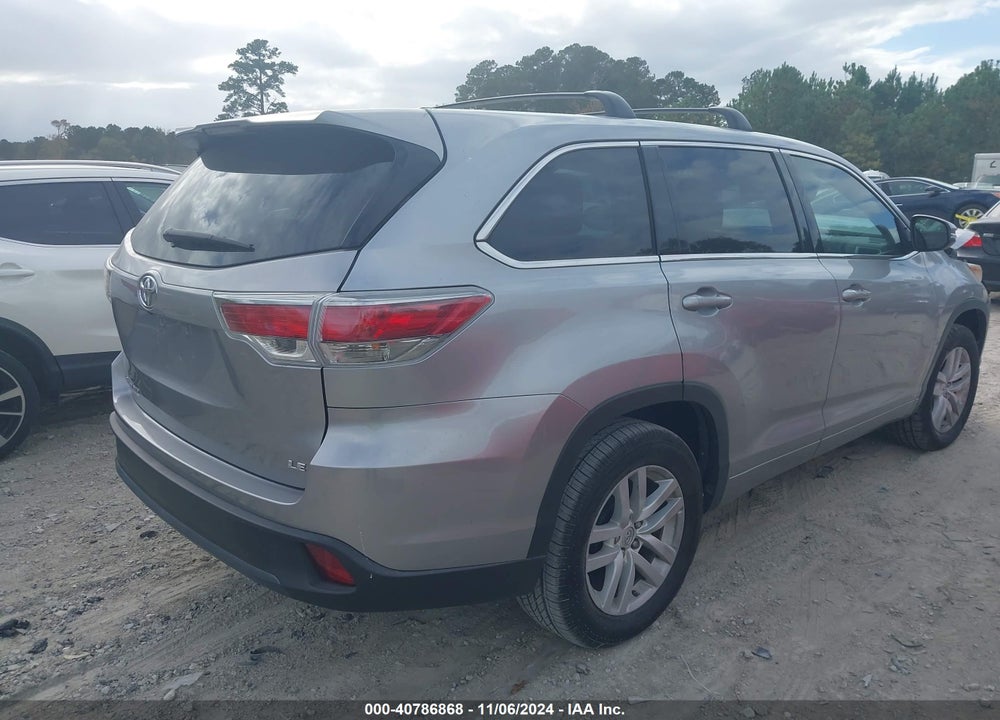 2015 TOYOTA HIGHLANDER VIN: 5TDZKRFH5FS107053