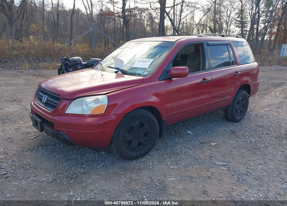 2005 HONDA PILOT EX VIN: 2HKYF18425H509385