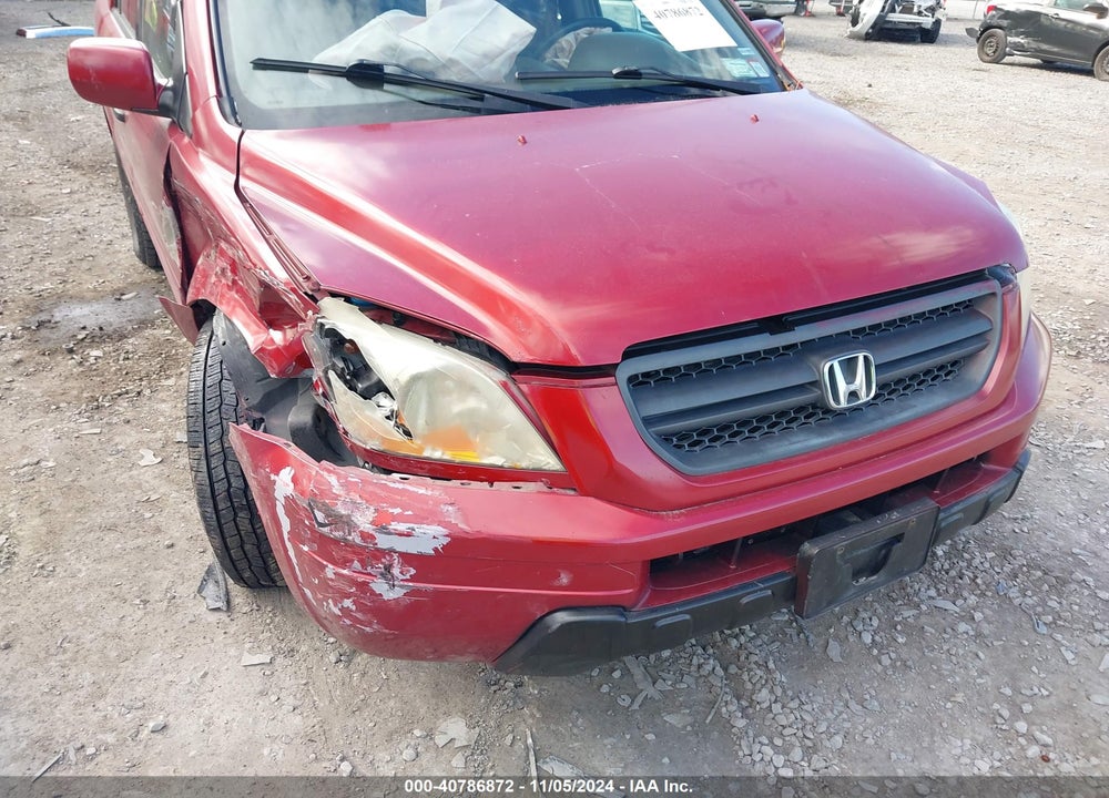 2005 HONDA PILOT EX VIN: 2HKYF18425H509385