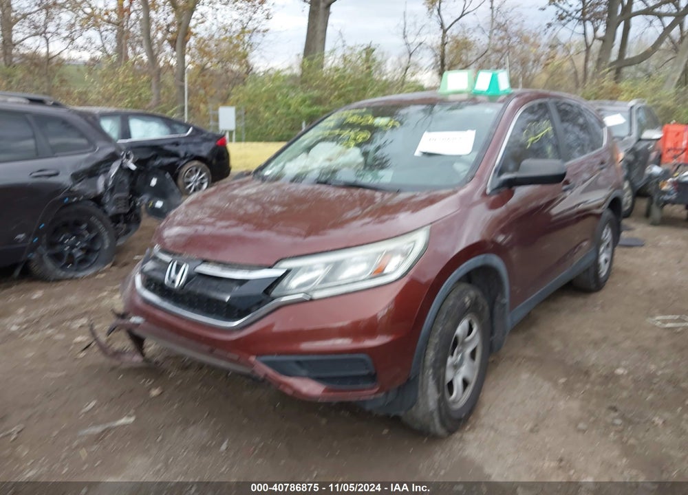 2015 HONDA CR-V LX VIN: 5J6RM4H3XFL023398