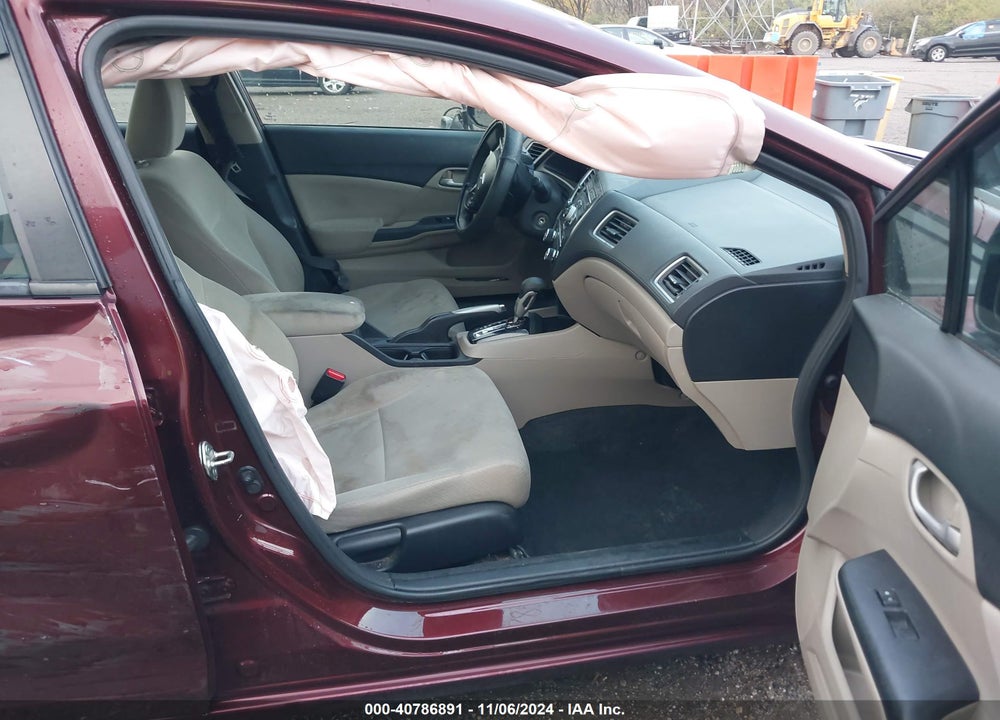 2013 HONDA CIVIC LX VIN: 19XFB2F57DE097441