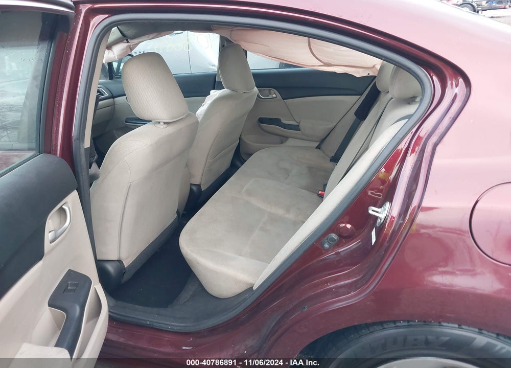 2013 HONDA CIVIC LX VIN: 19XFB2F57DE097441