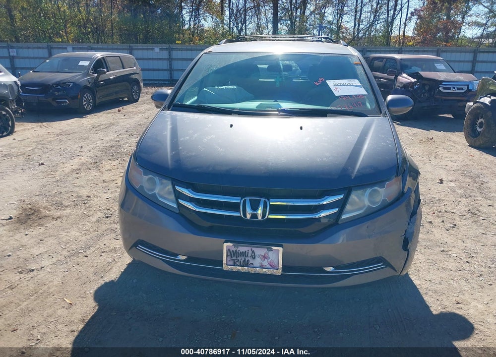 2016 HONDA ODYSSEY SE VIN: 5FNRL5H31GB077823