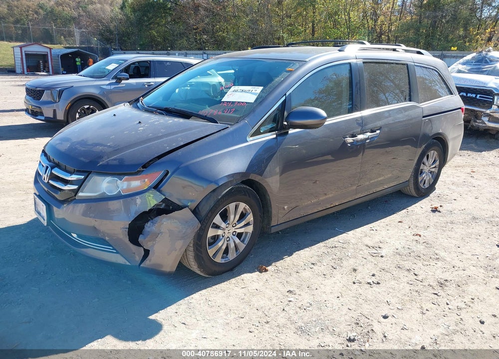 2016 HONDA ODYSSEY SE VIN: 5FNRL5H31GB077823