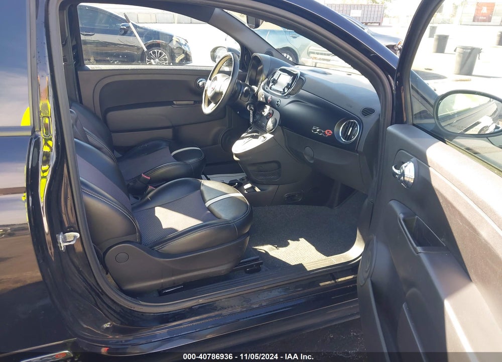 2016 FIAT 500E BATTERY ELECTRIC VIN: 3C3CFFGE5GT180352