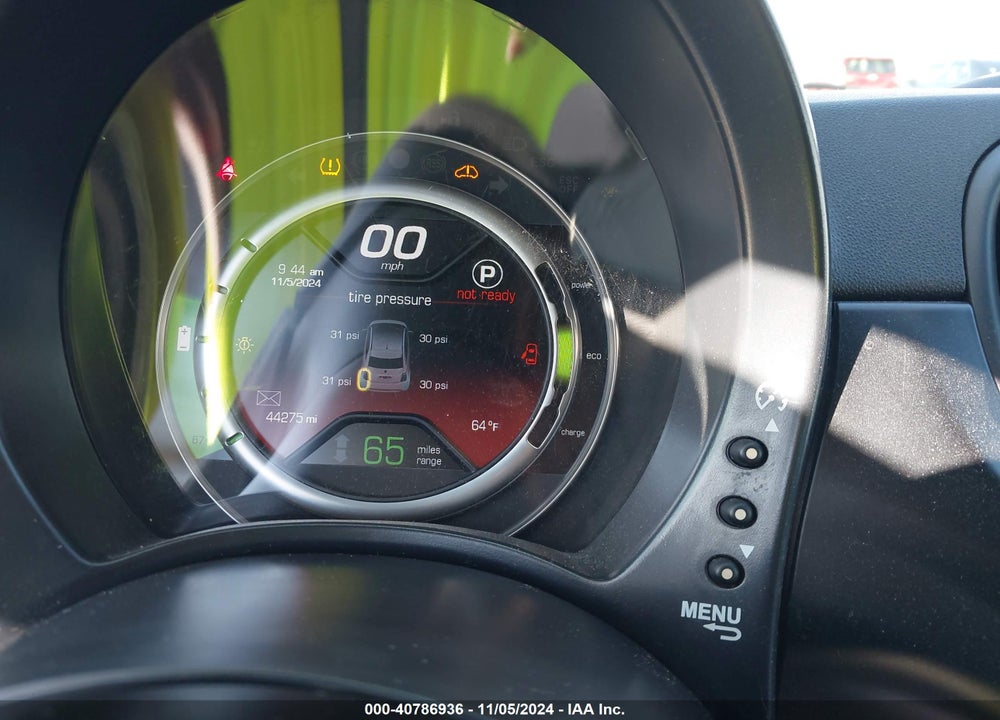 2016 FIAT 500E BATTERY ELECTRIC VIN: 3C3CFFGE5GT180352