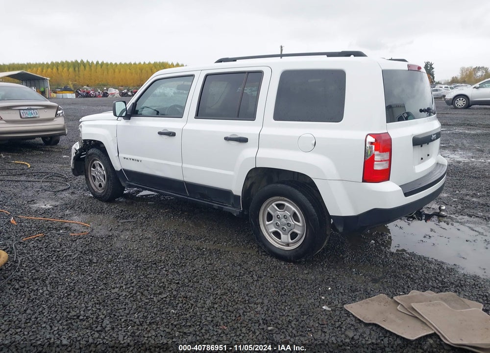 2016 JEEP PATRIOT SPORT VIN: 1C4NJPBA1GD793068