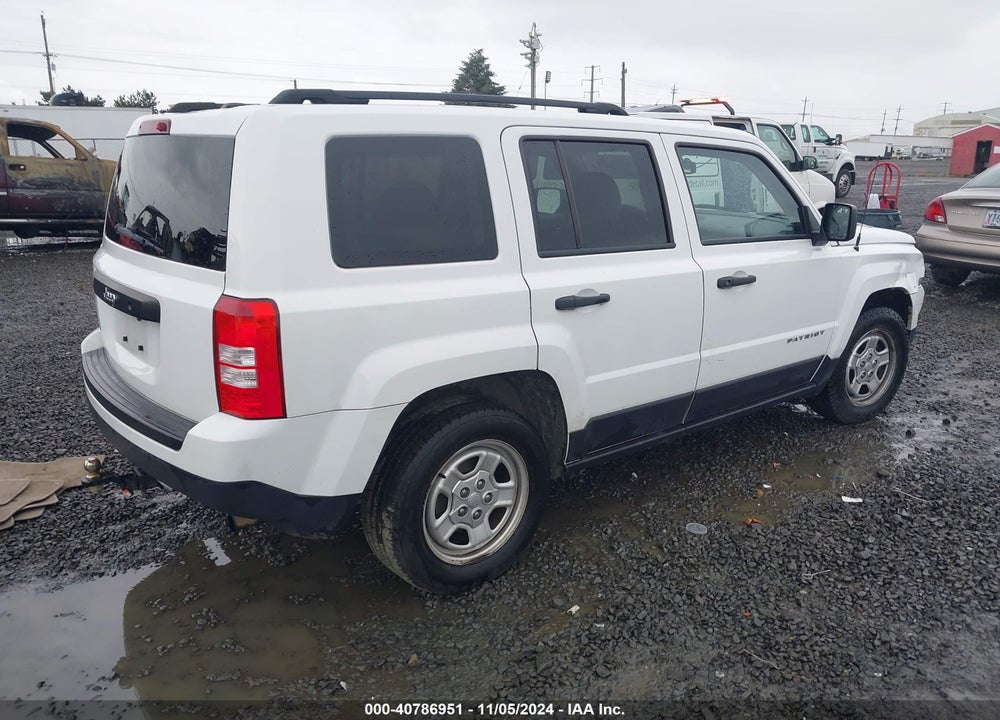 2016 JEEP PATRIOT SPORT VIN: 1C4NJPBA1GD793068