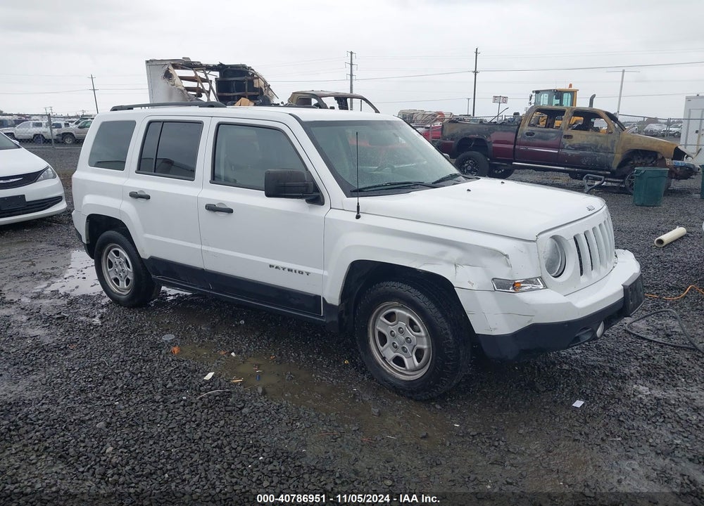 2016 JEEP PATRIOT SPORT VIN: 1C4NJPBA1GD793068