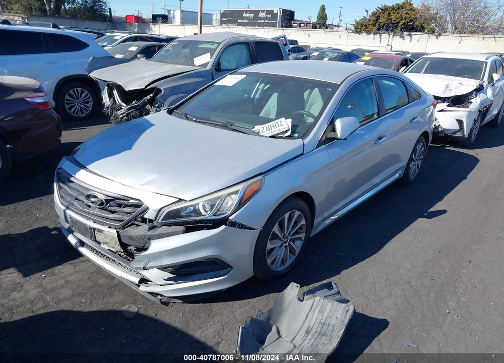 2016 HYUNDAI SONATA SPORT VIN: 5NPE34AF1GH398615