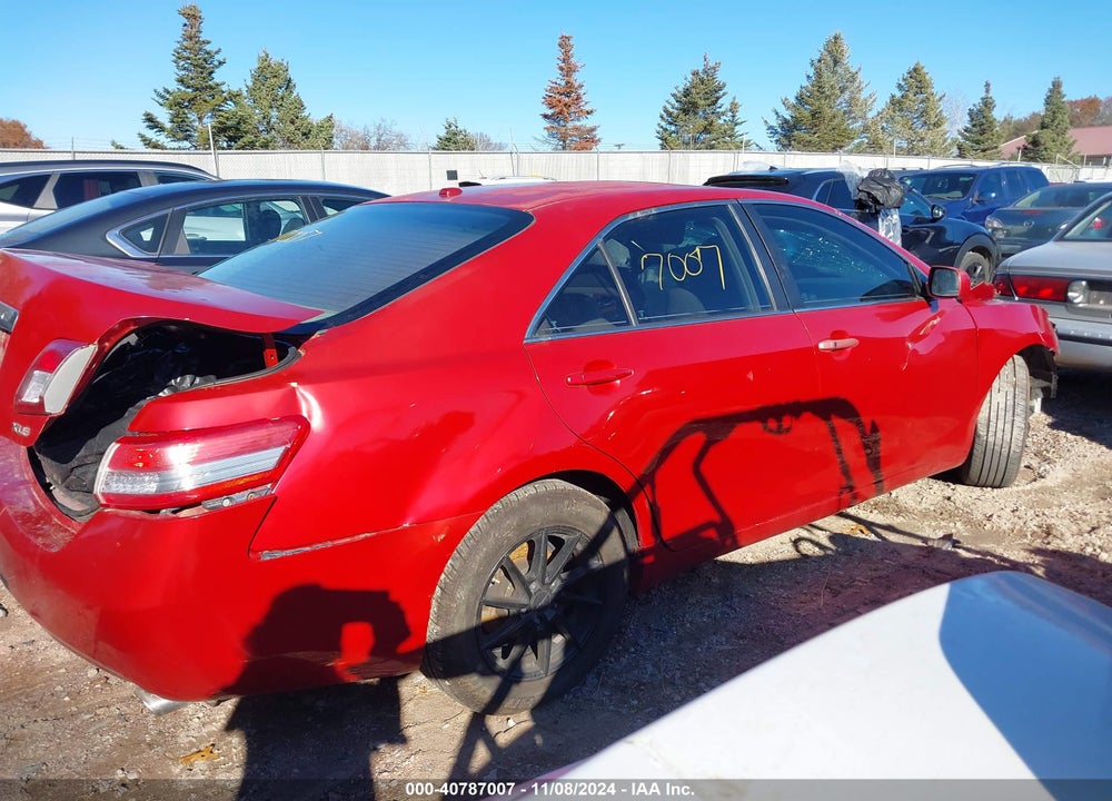 2011 TOYOTA CAMRY XLE V6 VIN: 4T1BK3EK5BU624799
